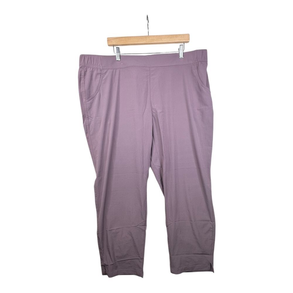 New Eddie Bauer‎ Traveler Ankle Pants size XXL Purple